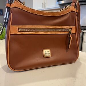 Dooney & Bourke Brown Leather Crossbody Bag